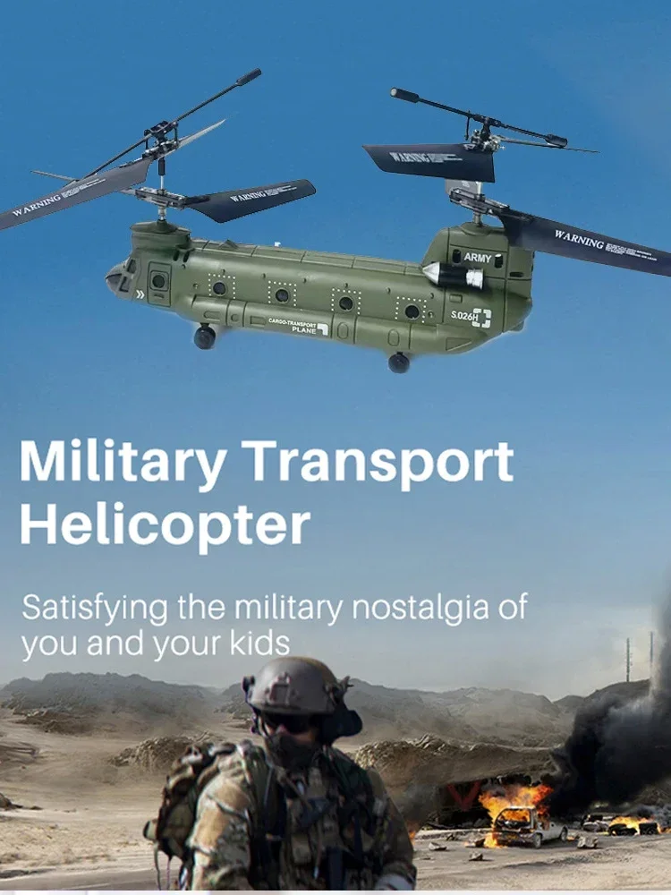 Rc Helicopter Gas - New Remote Control Helicopter,2.4g Hz S026h