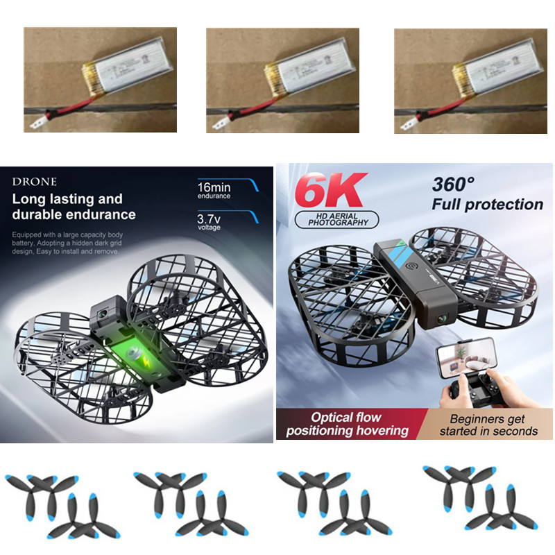 Rc Helicopter Coaxial - V38 Full Protection Mini Foldable Remote