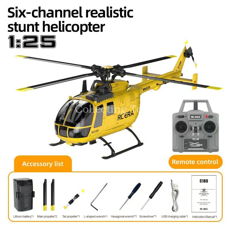 Rc Era C180 Bo105 1/25 Scale 6 - Rc Helicopter Gyro recensione e prezzo