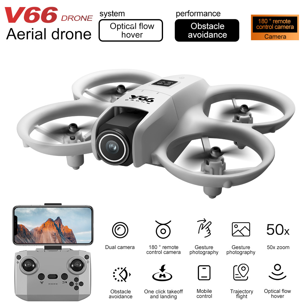 New V66 Mini Drone HD Camera 4 - Rc Helicopter Charger recensione e prezzo