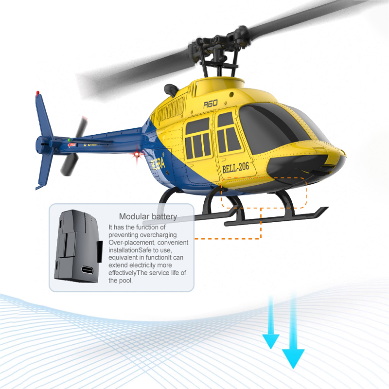 A60 RC Helicopter 2.4G 6-Aixs  - Rc Helicopter Large recensione e prezzo
