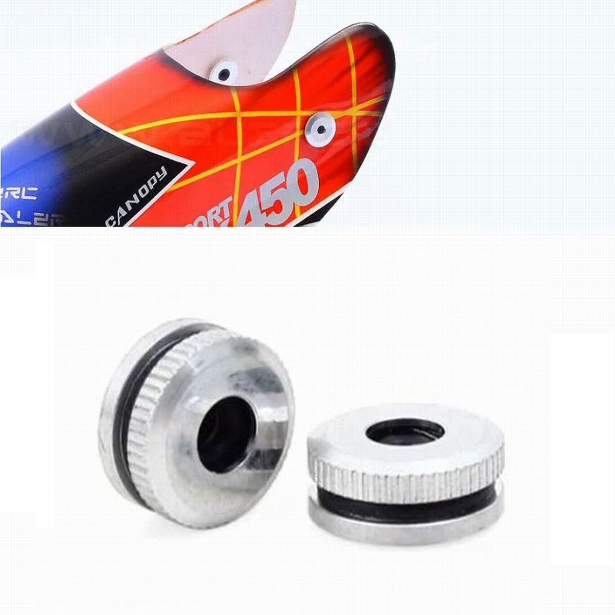 Metal Canopy Mounting Nuts for - Rc Helicopter Nitro recensione e prezzo
