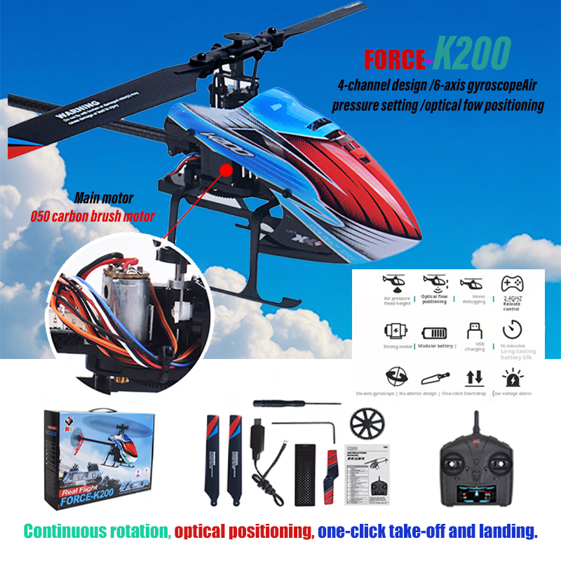 WLtoys XK K200 RC Helicopter 4 - Rc Helicopter Single Rotor recensione e prezzo