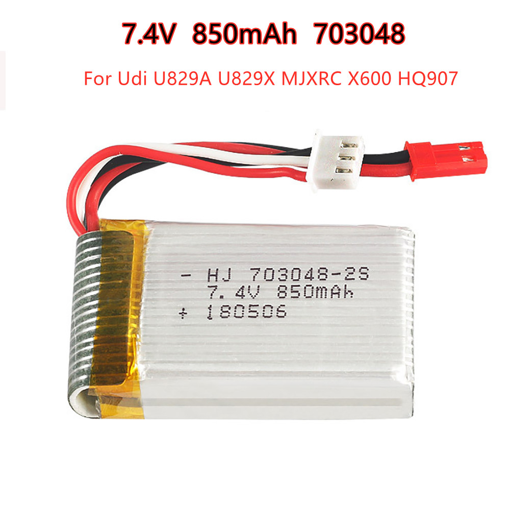 1-5pcs  2s 7.4V 850mAh 703048  - Rc Helicopter Battery recensione e prezzo