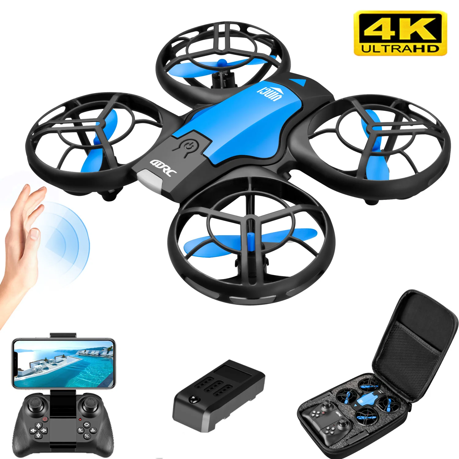 V8 New Mini Drone 4k professio - Rc Helicopter Electric recensione e prezzo