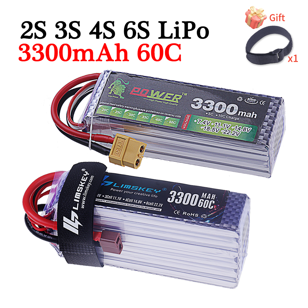 60C Lipo Battery 3300mAh 7.4V  - Rc Helicopter Parts recensione e prezzo