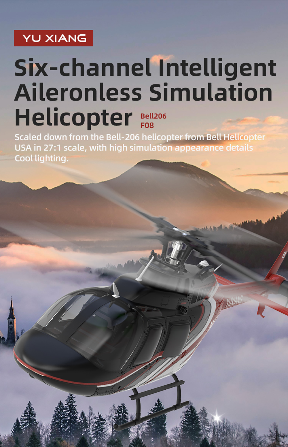 YU XIANG RC Airplane 2.4G 6CH  - Rc Helicopter Gyro recensione e prezzo