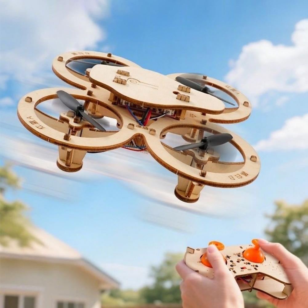 Rc Drone Toy Wooden Drone Puzz - Rc Helicopter Tool Kit recensione e prezzo