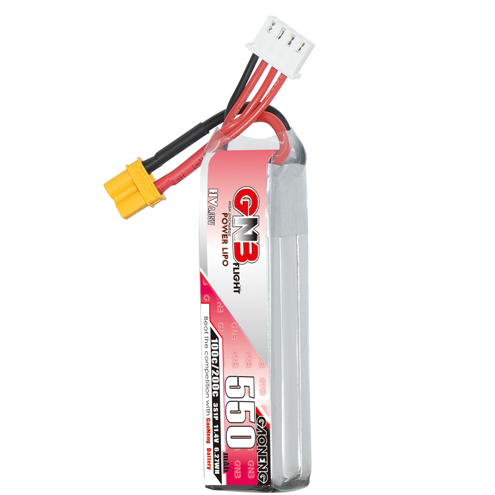 GNB HV 11.4V 550mAh 100C/200C  - Rc Helicopter Battery recensione e prezzo