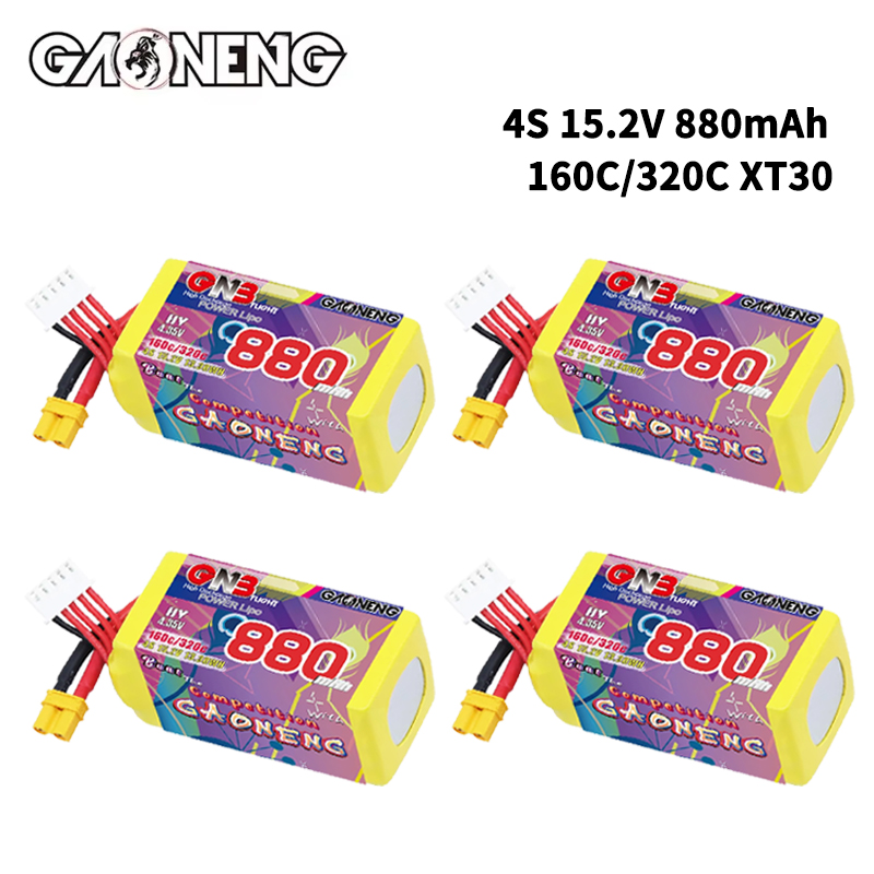 GNB 4S 880mAh 15.2V 160C/320C  - Rc Helicopter Battery recensione e prezzo