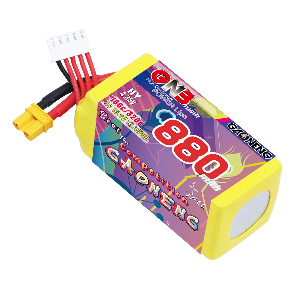 GNB 4S 880mAh 15.2V 160C/320C  - Rc Helicopter Battery recensione e prezzo