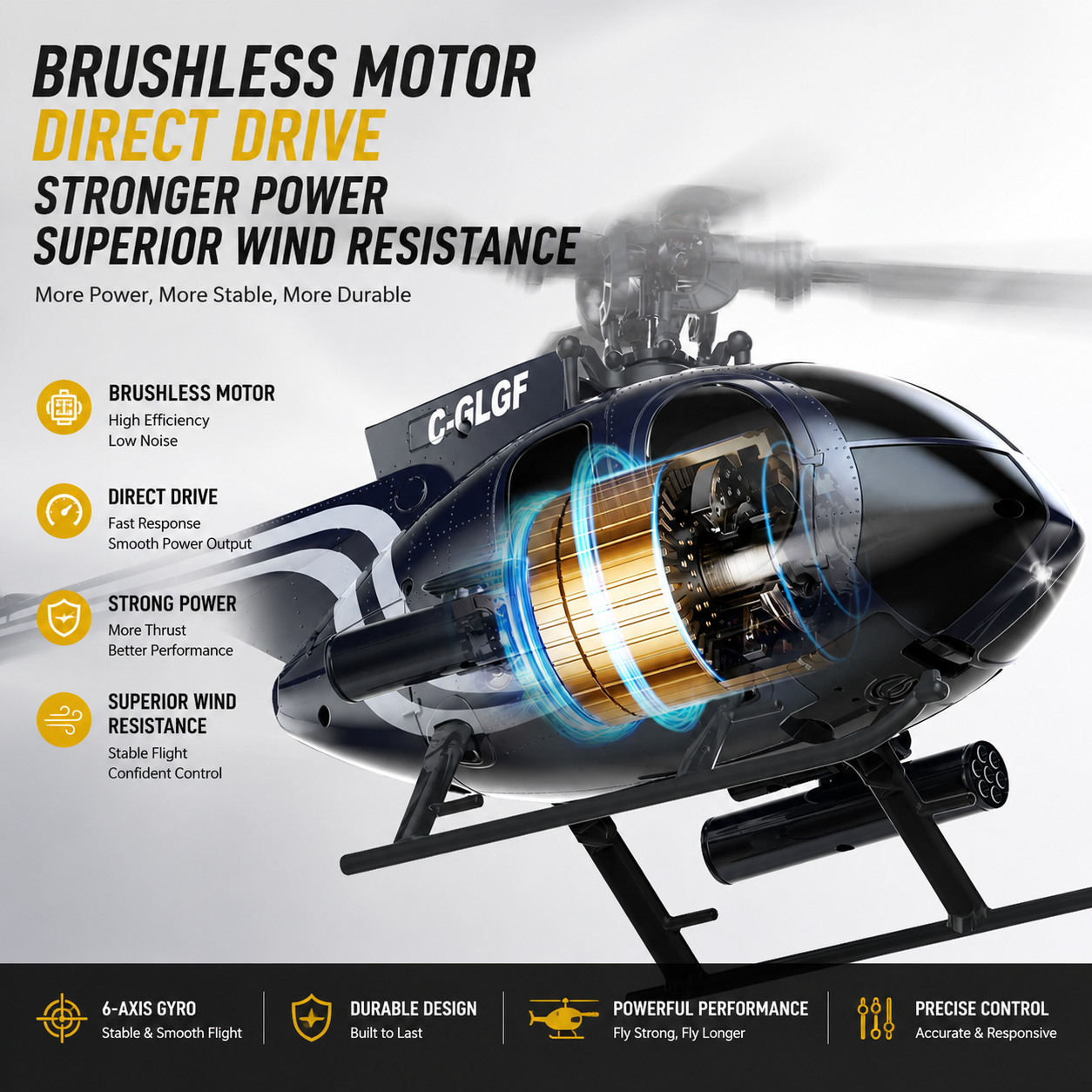K300 6CH RC Helicopter Brushle - Rc Helicopter Gyro recensione e prezzo