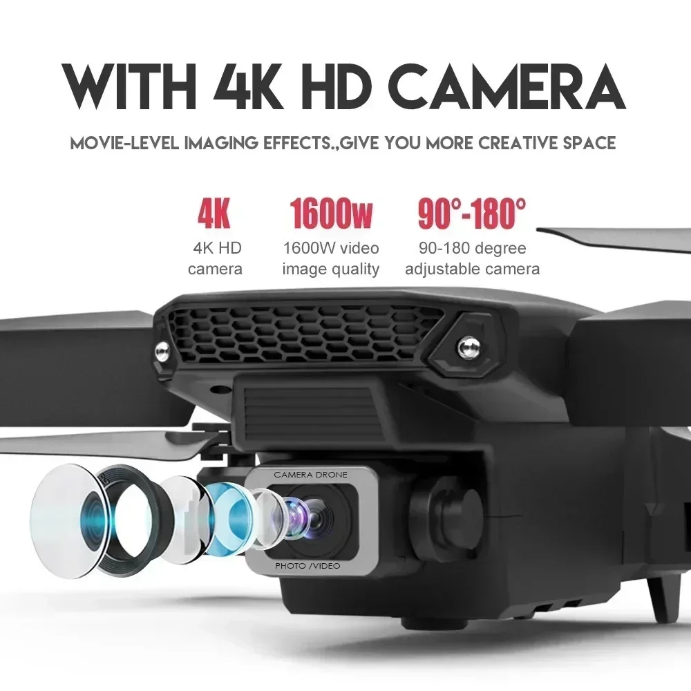 E88 Pro WIFI FPV Drone Wide An - Rc Helicopter Case recensione e prezzo