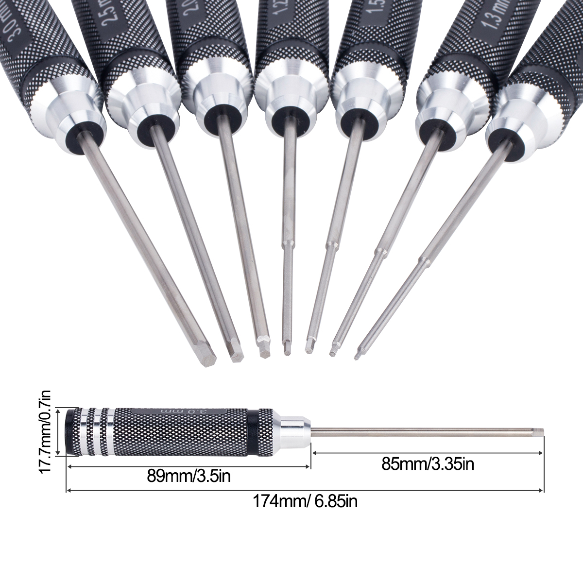 7 IN 1 Steel Hex Socket Profes - Rc Helicopter Tool Kit recensione e prezzo
