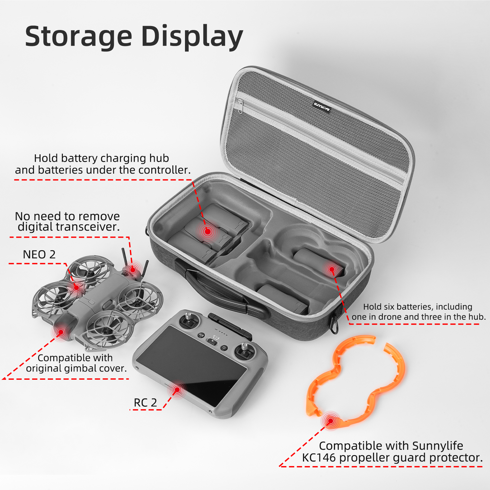 Portable Carrying Case For DJI - Rc Helicopter Bag recensione e prezzo