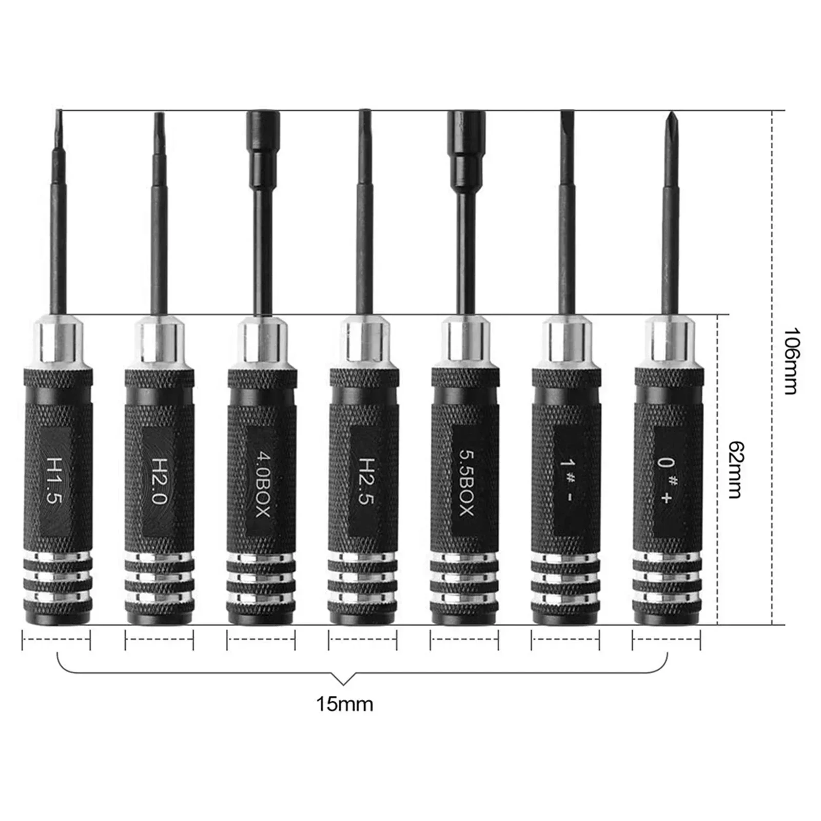 7 pcs Steel Screwdriver Set RC - Rc Helicopter Tool Kit recensione e prezzo