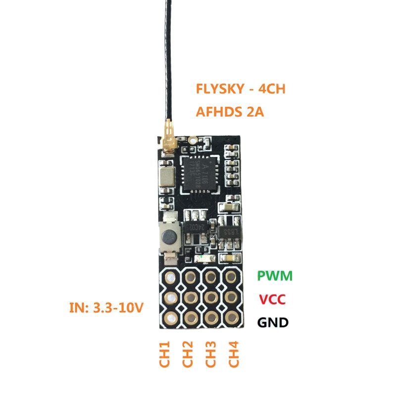 Flysky FS2A Mini Receiver 4CH  - Rc Helicopter Battery recensione e prezzo