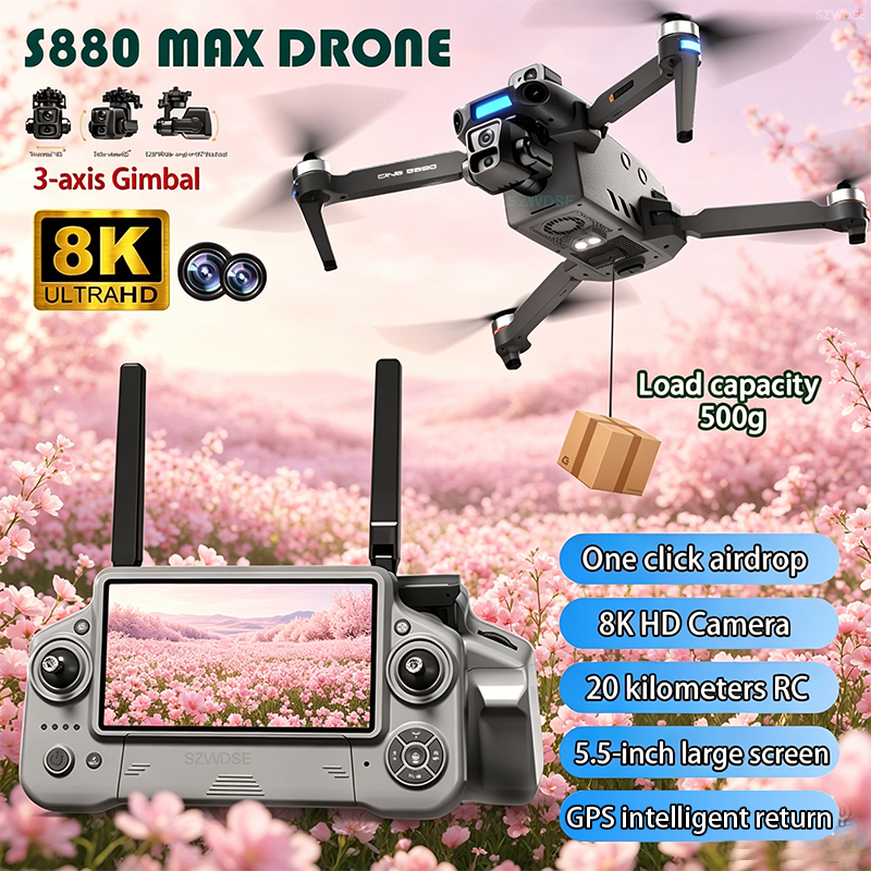 2026 New 8K Dual Camera Drone  - Rc Helicopter Electric recensione e prezzo