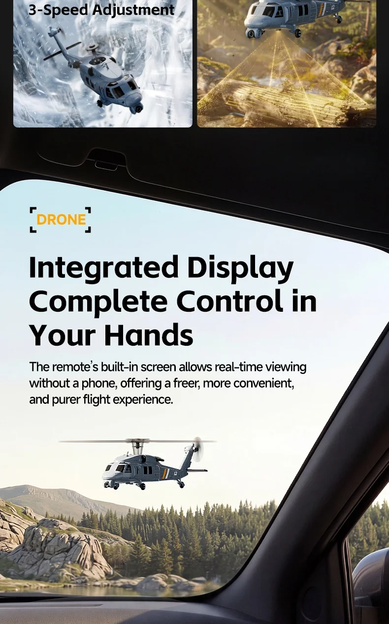 Military Remote Control Screen - Rc Helicopter Single Rotor recensione e prezzo