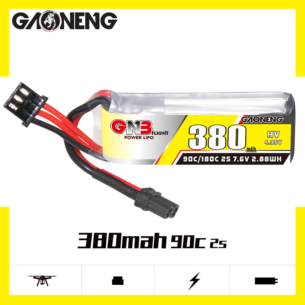 GNB 2S 7.6V 380mAh 90C/180C Li - Rc Helicopter Battery recensione e prezzo