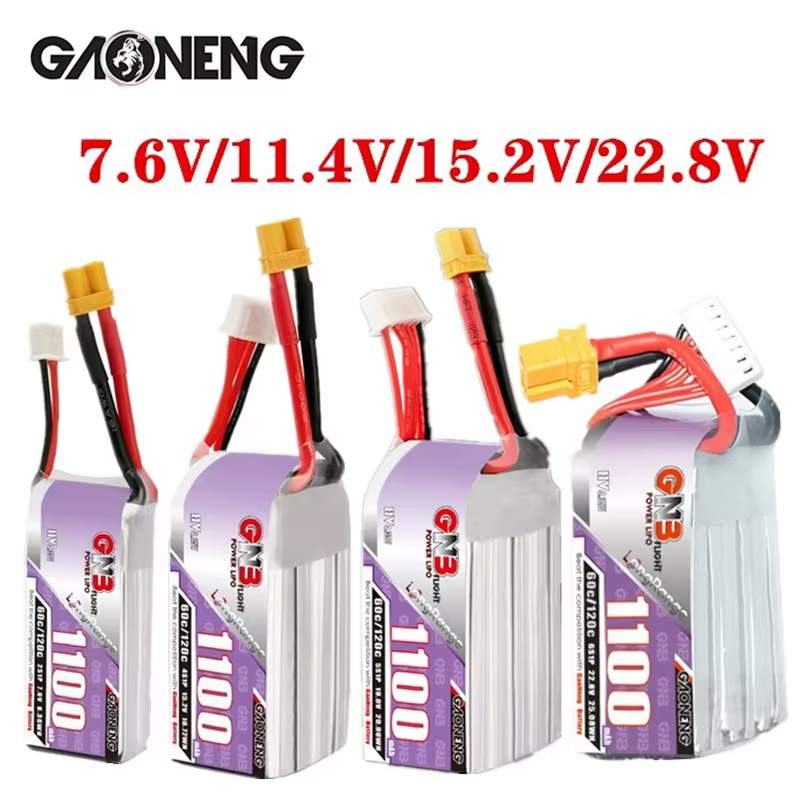 GNB 1100mAh 2S 3S 4S 6S 60C/12 - Rc Helicopter Battery recensione e prezzo