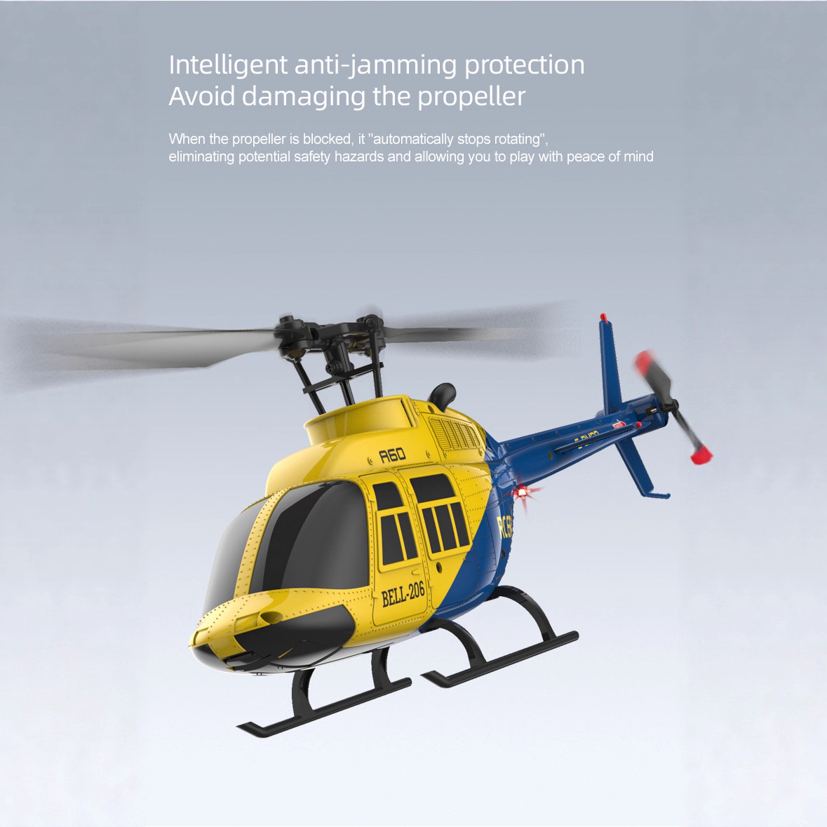 A60 1/42 Scale Bell 206 RC Hel - Rc Helicopter Single Rotor recensione e prezzo