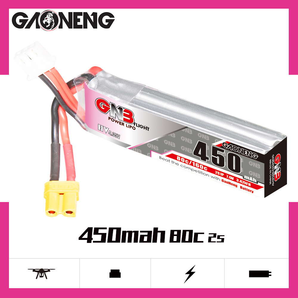 GNB LiPo Battery HV 2S 7.6V 45 - Rc Helicopter Battery recensione e prezzo