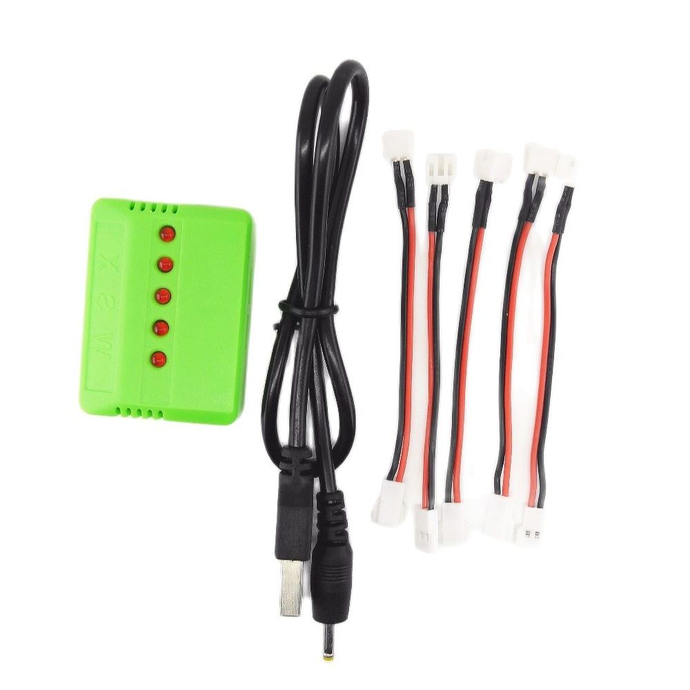 5PCS Cables And 1X 5 In 1 USB  - Rc Helicopter Charger recensione e prezzo