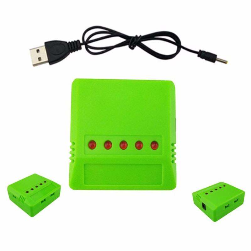 5PCS Cables And 1X 5 In 1 USB  - Rc Helicopter Charger recensione e prezzo