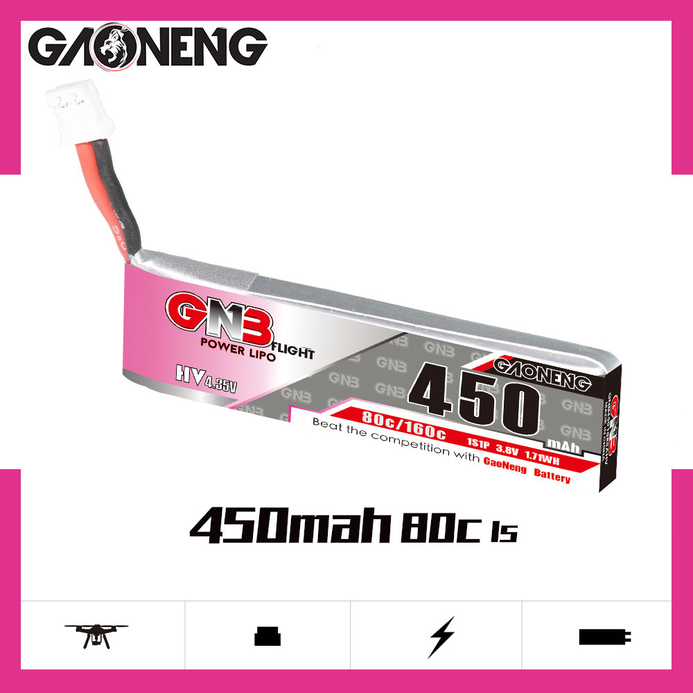 GNB HV 1S 3.8V 450mAh 80C/160C - Rc Helicopter Parts recensione e prezzo