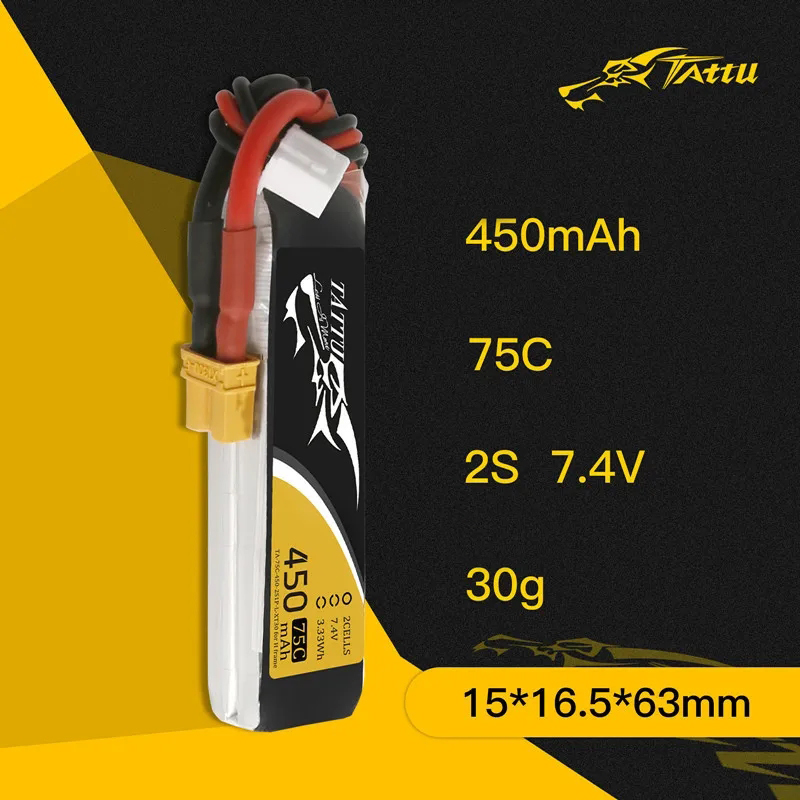 3Pcs NEW TATTU 450/500/550mAh  - Rc Helicopter Parts recensione e prezzo