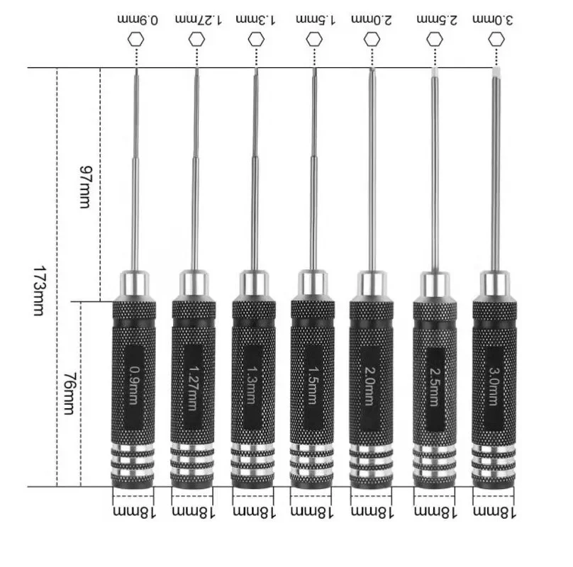 Hex Driver 7/4PCS Hex Allen Sc - Rc Helicopter Tool Kit recensione e prezzo