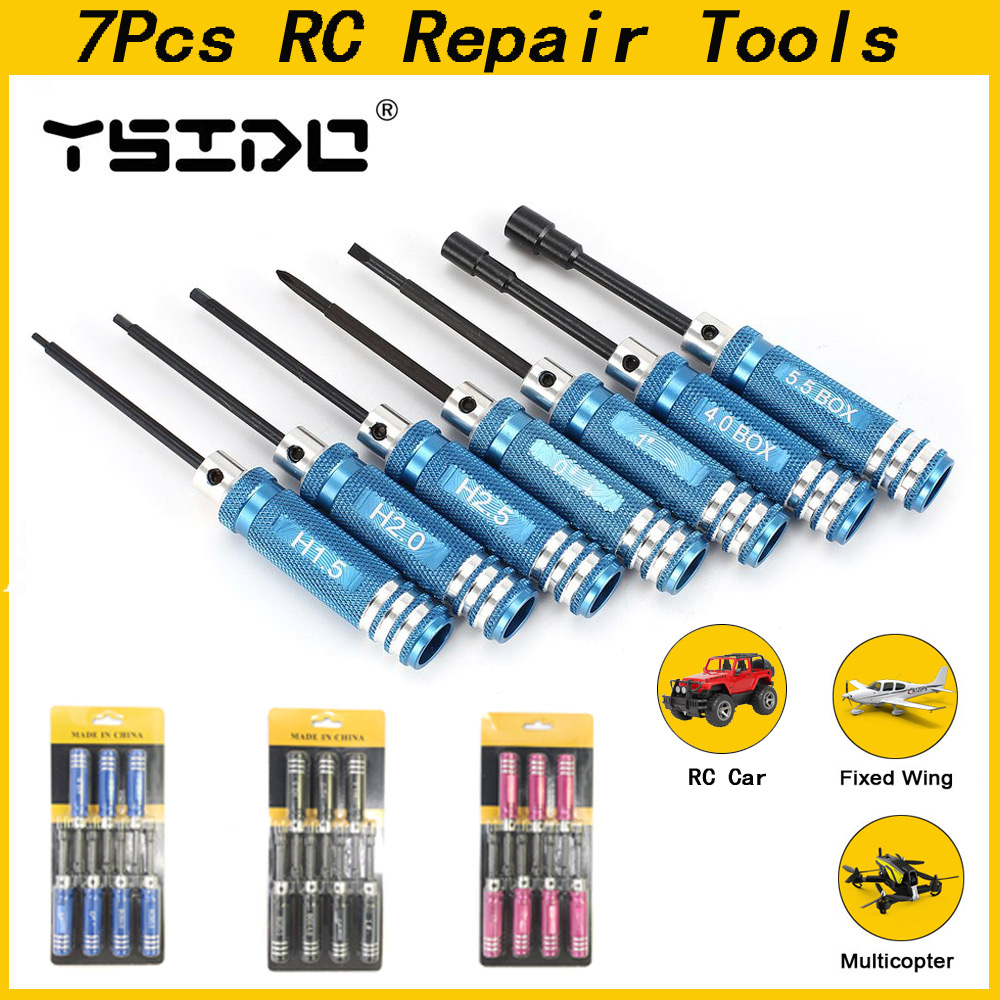 YSIDO 7Pcs 1.5 2.0 2.5mm Hex S - Rc Helicopter Tool Kit recensione e prezzo