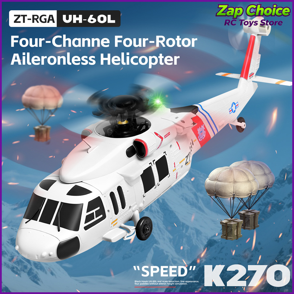 Wltoys K270 Black Hawk UH-60L  - Rc Helicopter Gyro recensione e prezzo