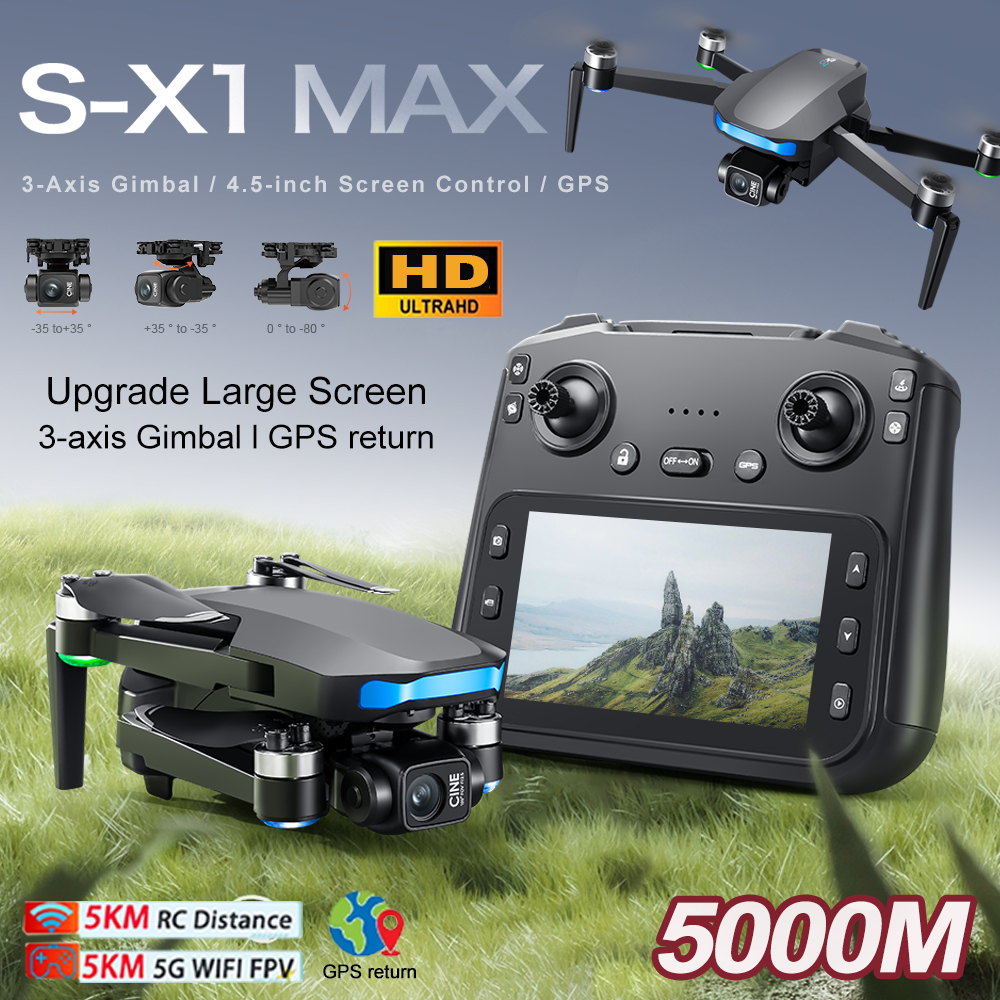 New S-X1 MAX Drone GPS 8K Prof - Rc Helicopter Electric recensione e prezzo