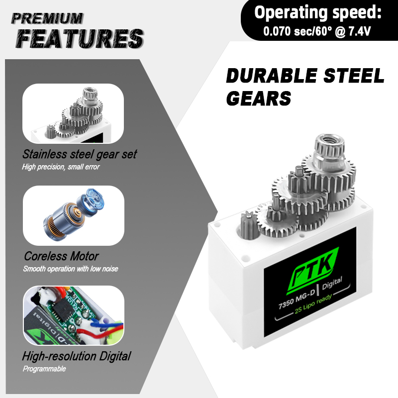 PTK 7350 MG-D 5.5g Digital Ser - Rc Helicopter Parts recensione e prezzo