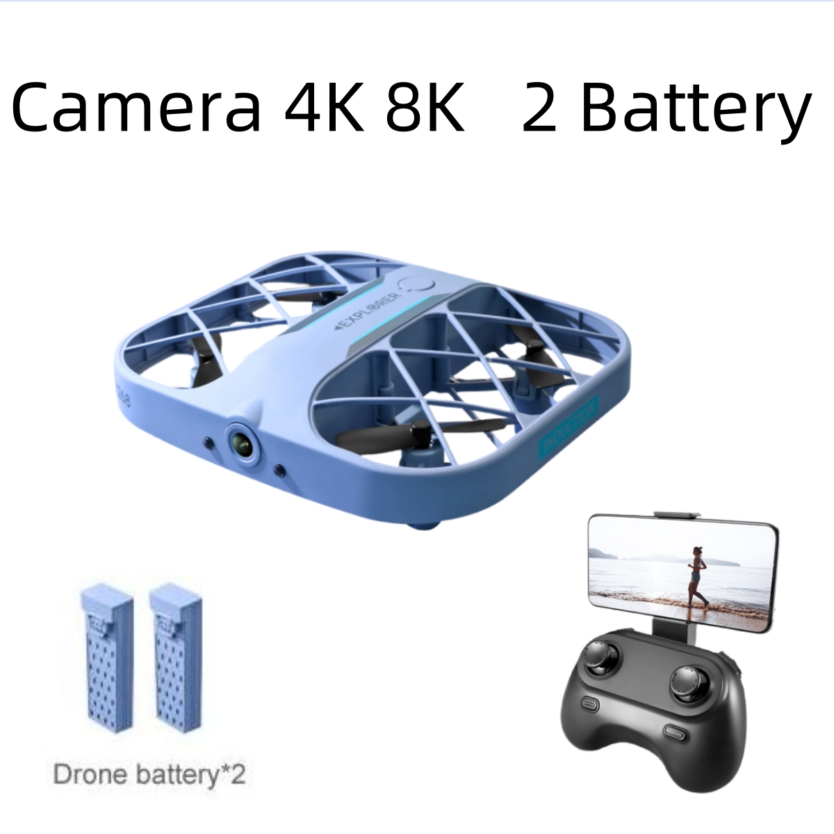 JJRC H107 FPV RC Drone with 2  - Rc Helicopter Case recensione e prezzo