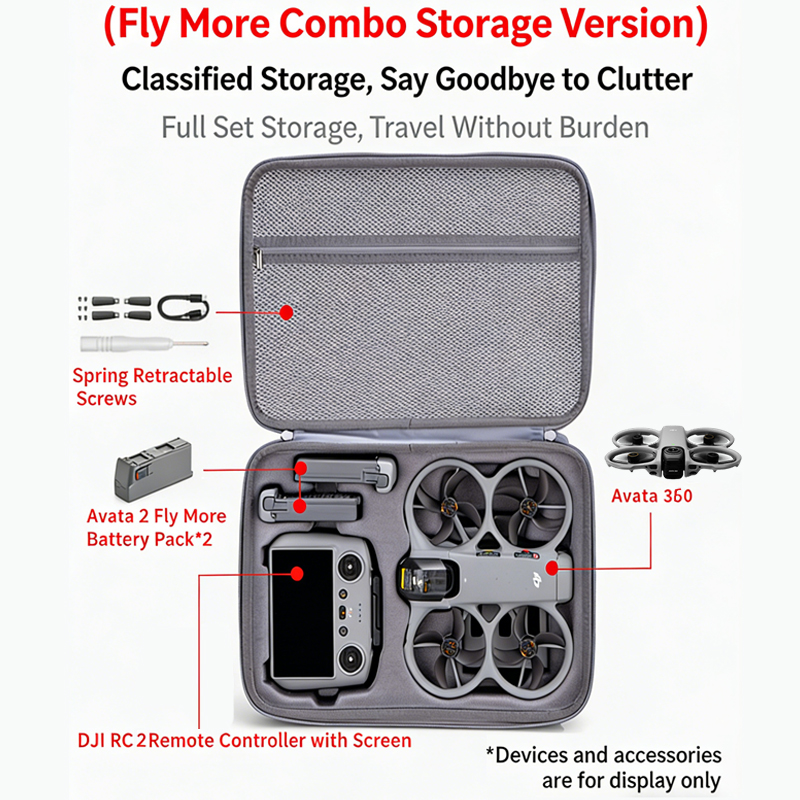 Storage Bag For DJI Avata 360  - Rc Helicopter Bag recensione e prezzo