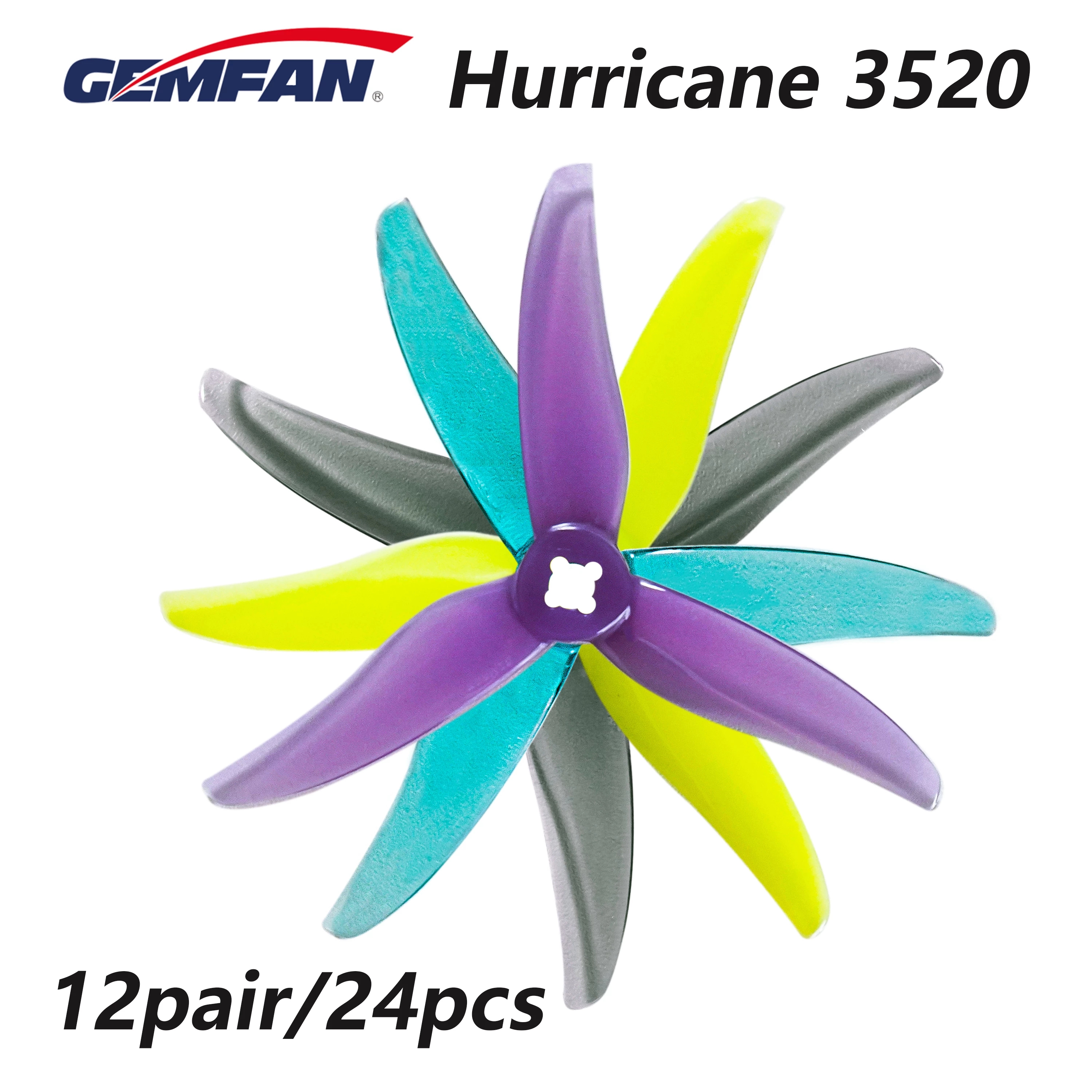 24pcs/12pairs Gemfan Hurricane - Rc Helicopter Blade recensione e prezzo