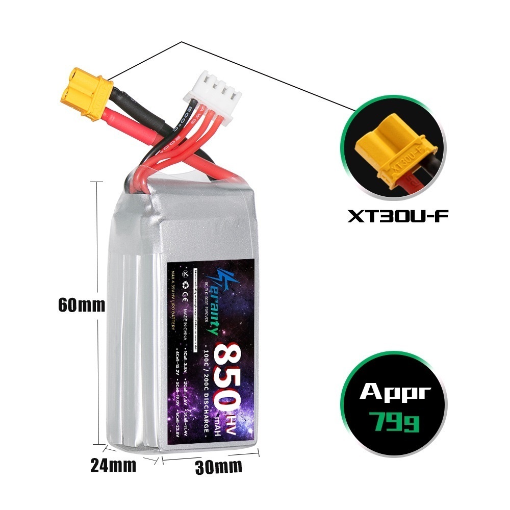1/2/3PCS TERANTY 3S 11.4V Lipo - Rc Helicopter Battery recensione e prezzo